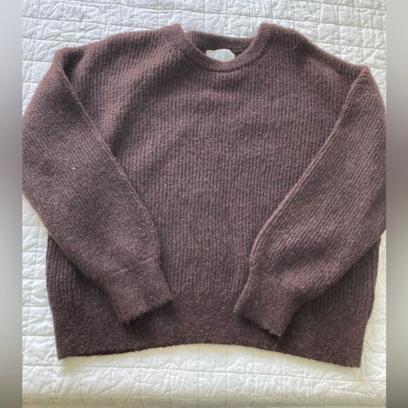 Banana Republic Reissued Wool Alpaca Chunky Ribbed Knit Crew Sweater Size XXL - Picture 1 of 7